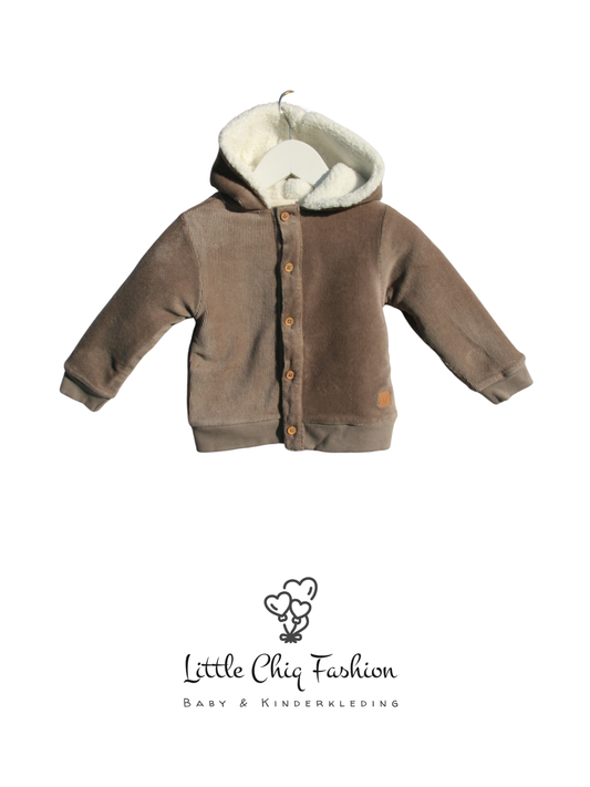 Little Chiq Baby Teddy Jas – Gevoerd & Warm – Exclusieve Baby Mode