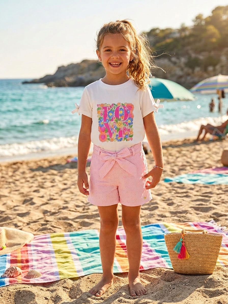 Meisjes Short "Balerina" (Cotton Broderie)
