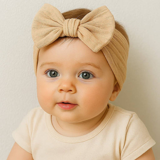 BABY HAARBAND: Beige
