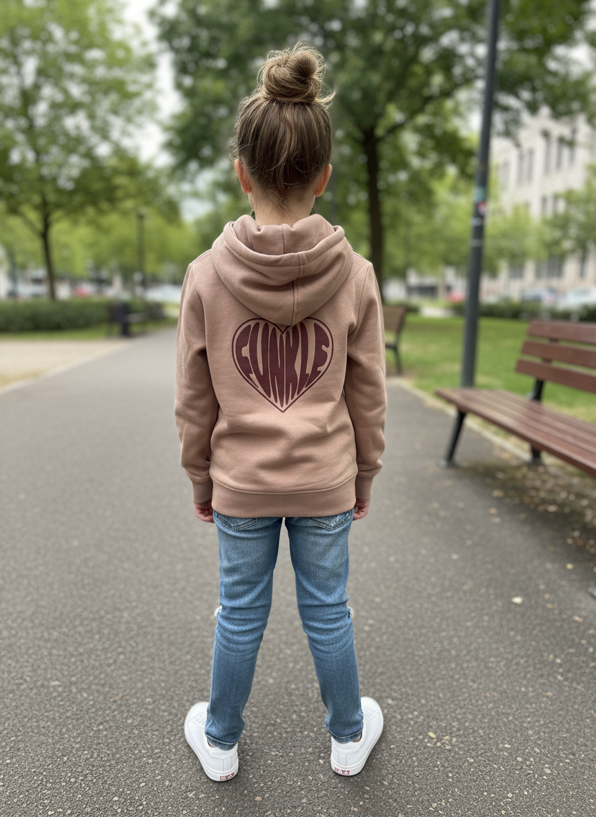 Funkle Hoodie – Oud Roze – Cozy Chic & Speelse Touch