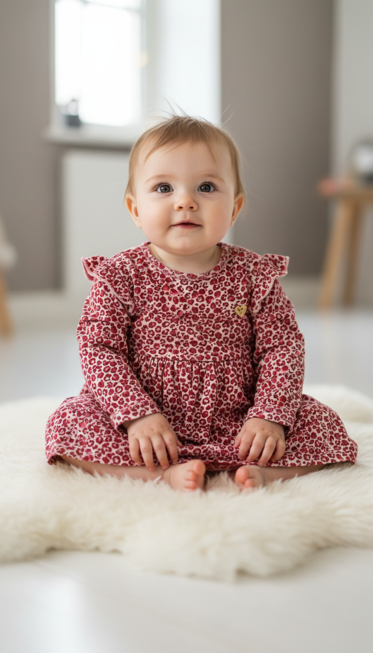 Little Chiq Baby jurk panterprint